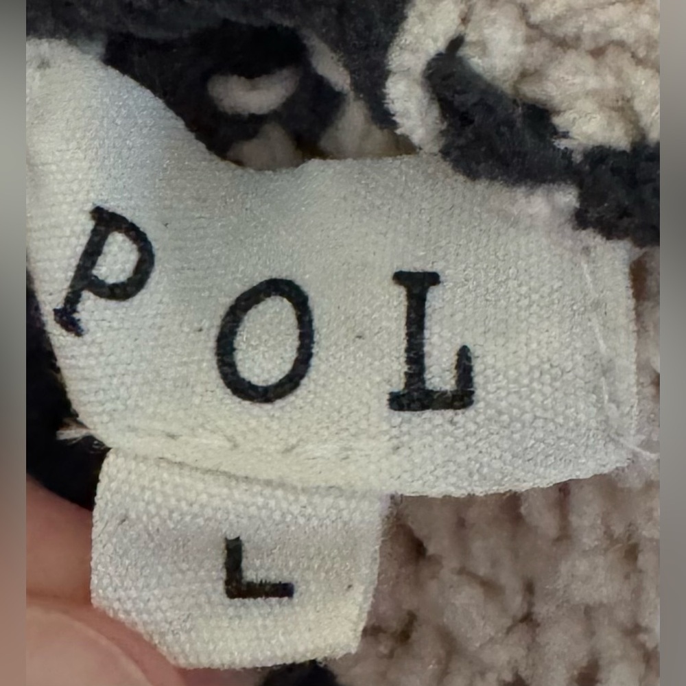 NEW POL Floral Patchwork Chenille Pullover Hoodie… - image 7